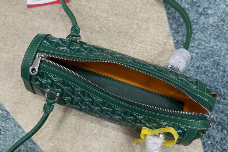 Túi Goyard Bonbonnière Bag Green Goyardine Canvas Xanh Lá