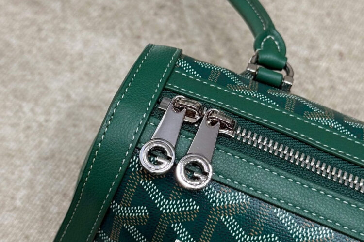 Túi Goyard Bonbonnière Bag Green Goyardine Canvas Xanh Lá