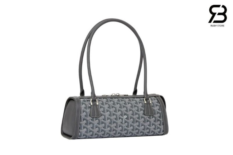 Túi Goyard Bonbonnière Bag Grey Goyardine Canvas Màu Xám