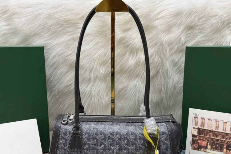 Túi Goyard Bonbonnière Bag Grey Goyardine Canvas Màu Xám