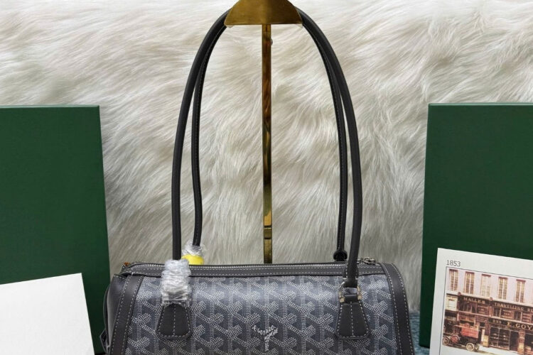 Túi Goyard Bonbonnière Bag Grey Goyardine Canvas Màu Xám