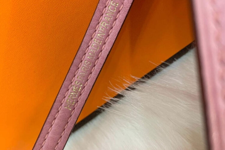 Túi Hermes Kelly 20 Mini II Rose Bubblegum Ostrich GHW Hồng