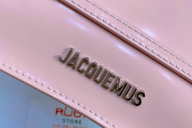 Túi Jacquemus Le Bisou Ceinture Leather Shoulder Bag Màu Hồng 28CM