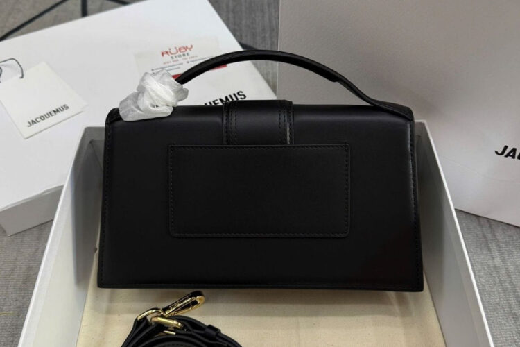 Túi Jacquemus Le Grand Bambino Black GHW S23 Đen