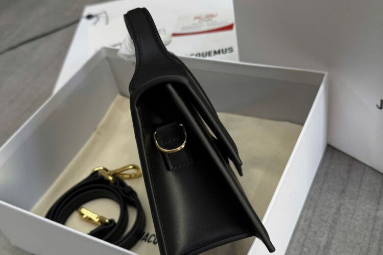 Túi Jacquemus Le Grand Bambino Black GHW S23 Đen
