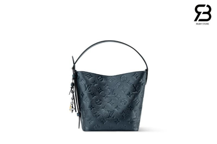Túi LV All In BB Monogram Empreinte Shimmery Ink M26430 Xanh Đen