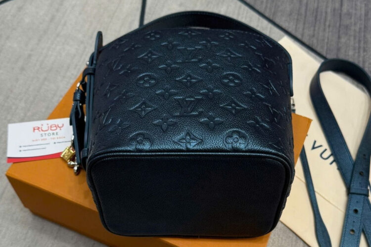 Túi LV All In BB Monogram Empreinte Shimmery Ink M26430 Xanh đen