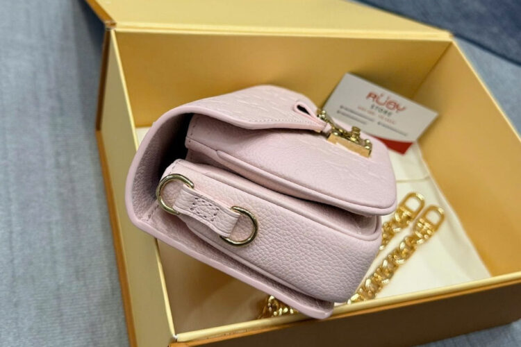Túi LV Pochette Métis East West Monogram Empreinte Pink M47045 Hồng
