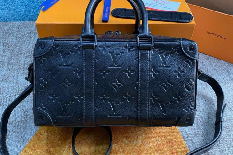 Túi LV Speedy Soft Trunk Zoom With Friend Black Taurillon Đen