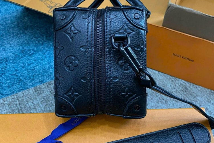 Túi LV Speedy Soft Trunk Zoom With Friend Black Taurillon Đen