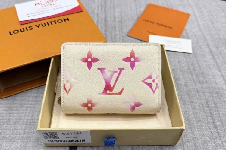 Ví LV Cléa Wallet Sunrise Aquarelle Monogram Empreinte M83481