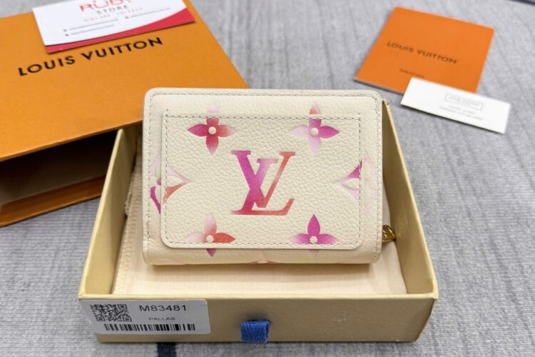 Ví LV Cléa Wallet Sunrise Aquarelle Monogram Empreinte M83481