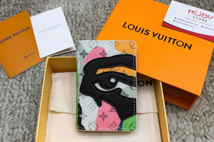 Ví LV Pocket Organizer KidSuper Face Monogram