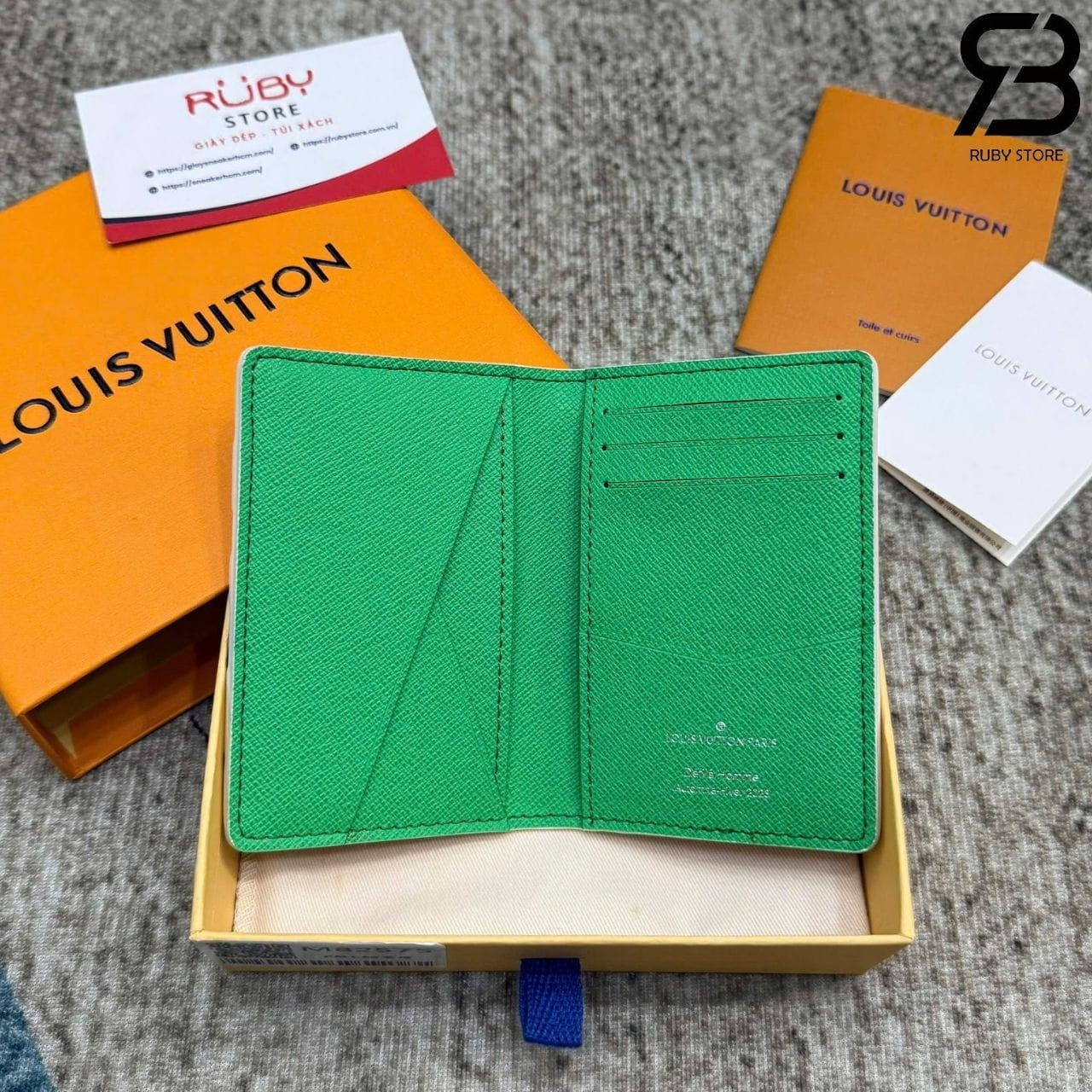 Ví LV Pocket Organizer KidSuper Face Monogram