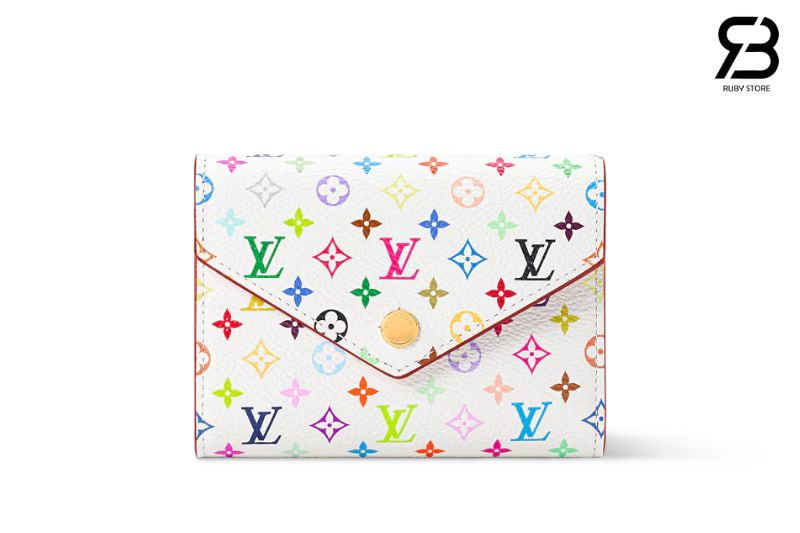 Ví LV x TM Victorine Wallet Monogram Canvas White Multicolor Trắng