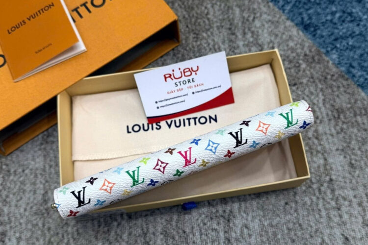 Ví LV x TM Zippy Monogram Canvas White Multicolor M13922 Trắng