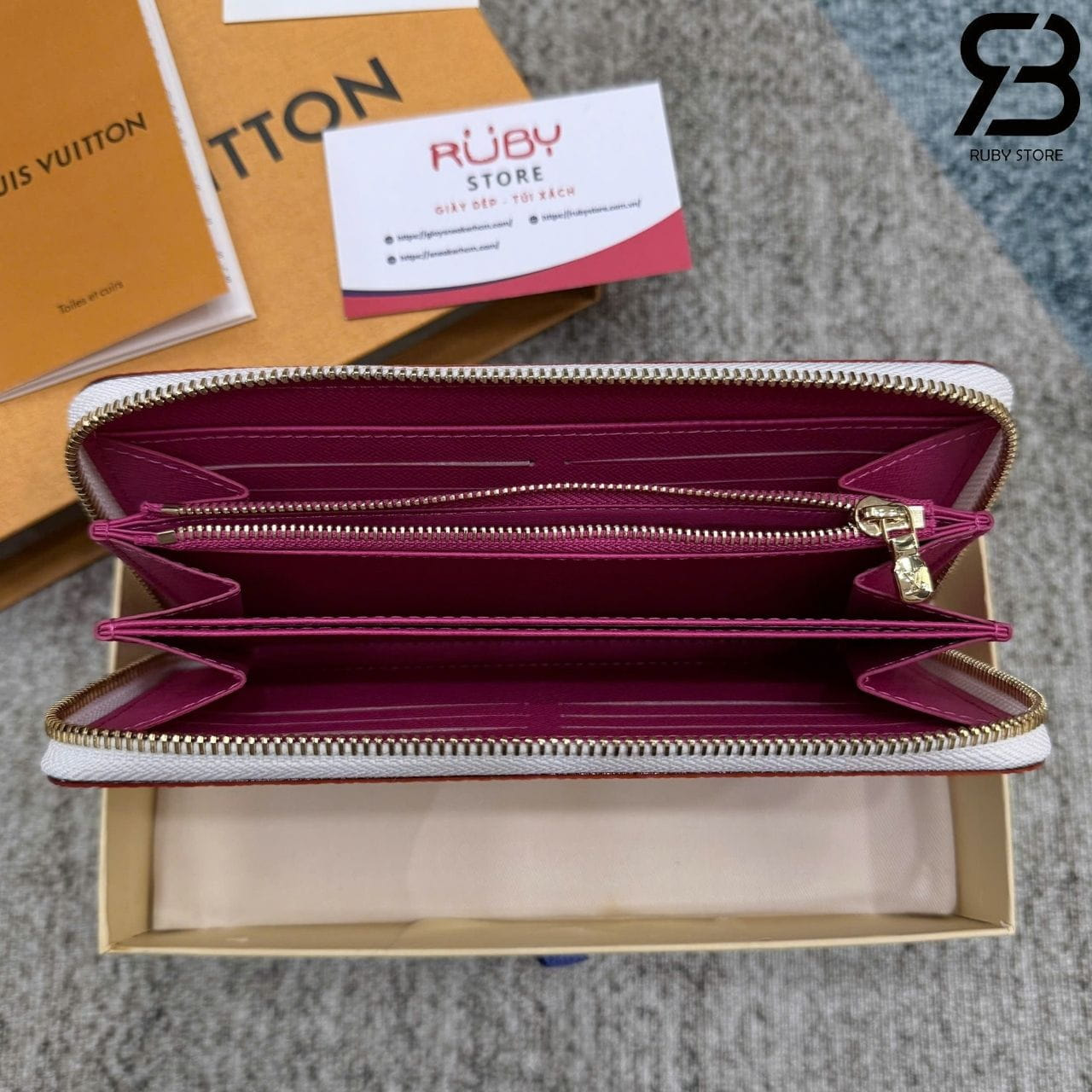 Ví LV x TM Zippy Monogram Canvas White Multicolor M13922 Trắng