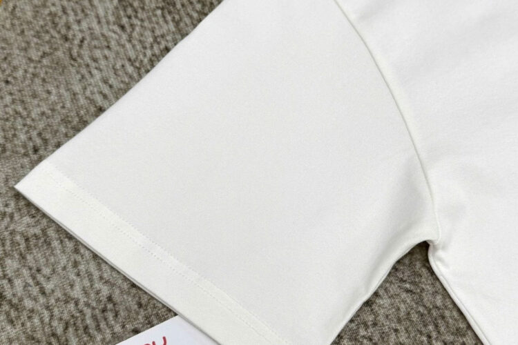 Áo LV x The Darjeeling Limited Embroidered Short Sleeved Crewneck Trắng