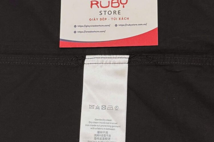 Áo Sơ mi LV Regular DNA Poplin Long Sleeve Shirt Đen Best Deal