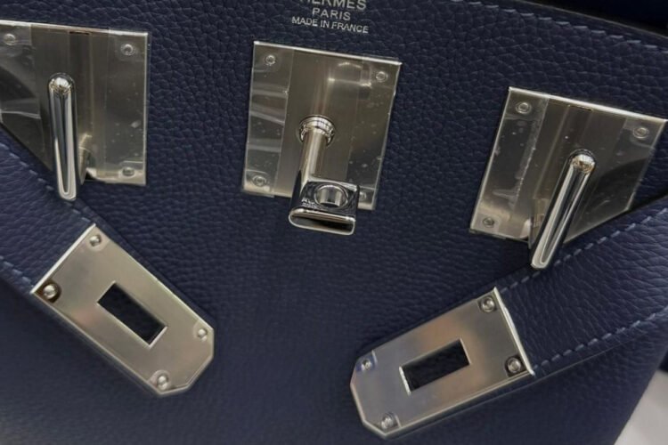 Ba Lô Hermes Hac a Dos PM Backpack Bleu Saphir Togo PHW Navy Best Pháp - Ảnh 8