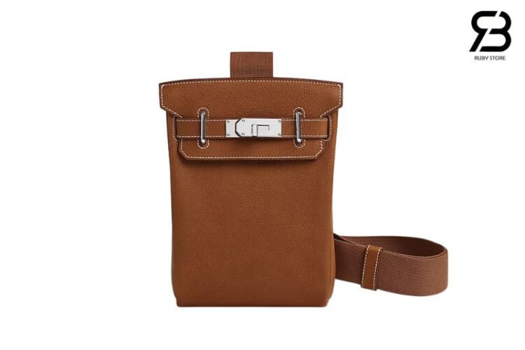 Ba Lô Hermes Hac a Dos PM Backpack Fauve Togo PHW Nâu