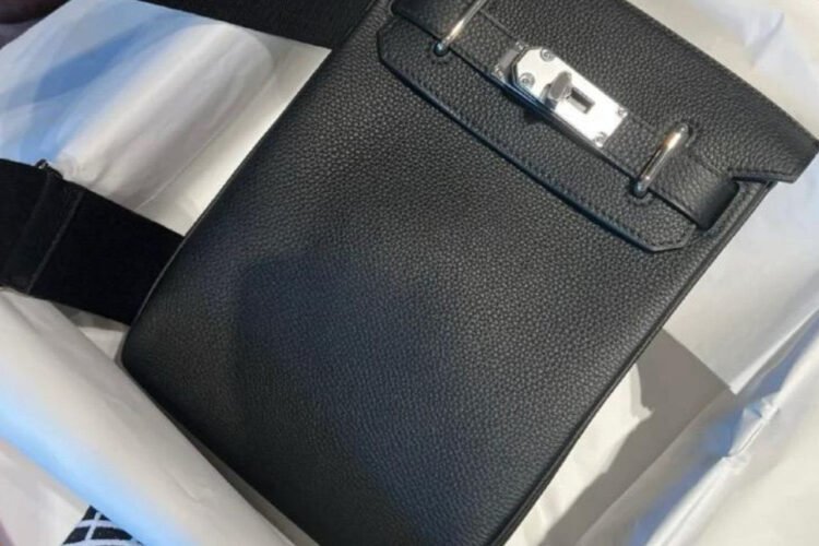 Ba Lô Hermes Hac a Dos PM Backpack Noir Black Togo PHW Đen