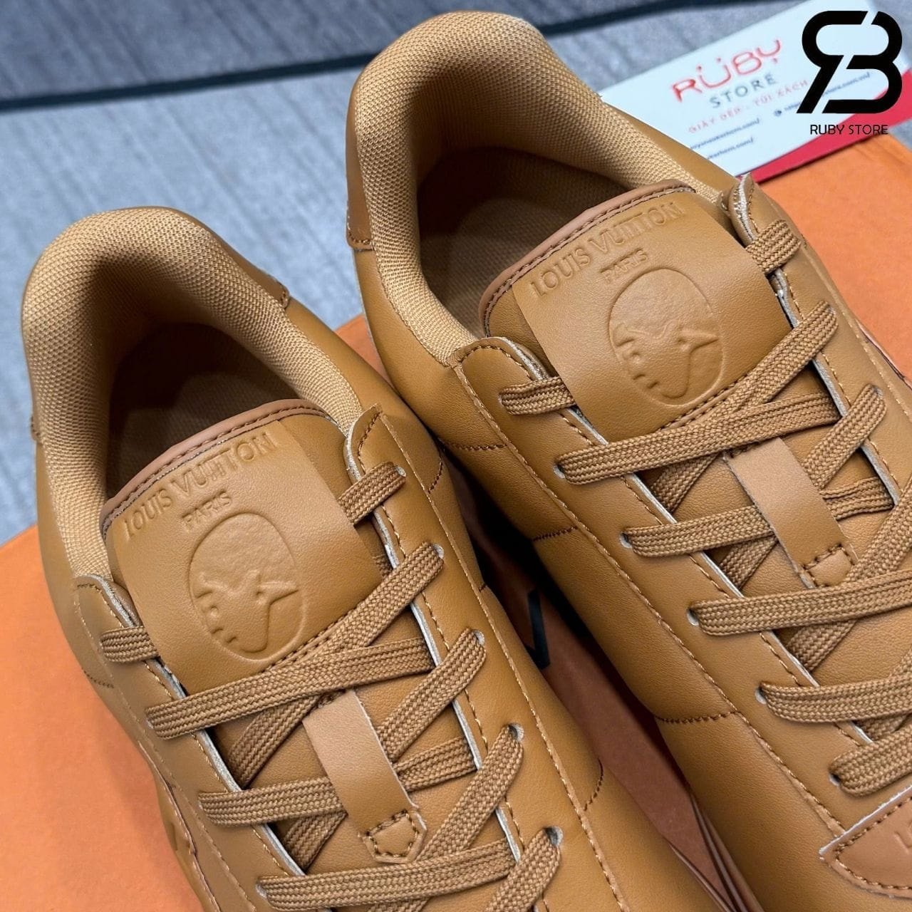 Giày LV Buttersoft Beige 1AIKDW Màu Be Nâu