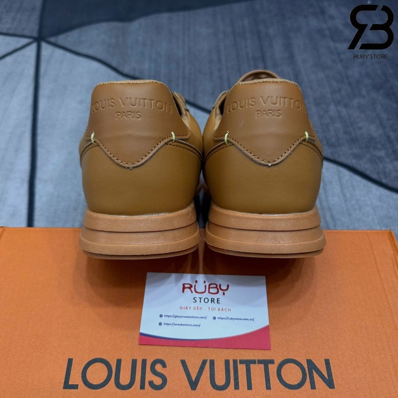 Giày LV Buttersoft Beige 1AIKDW Màu Be Nâu