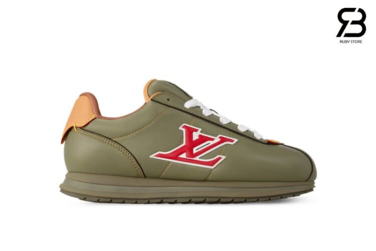 Giày LV Buttersoft Khaki 1AIKHL Màu Xanh Rêu