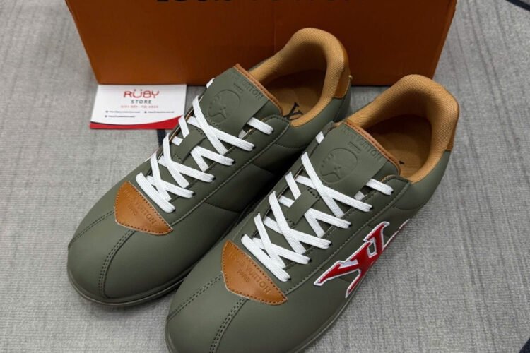 Giày LV Buttersoft Khaki 1AIKHL Màu Xanh Rêu