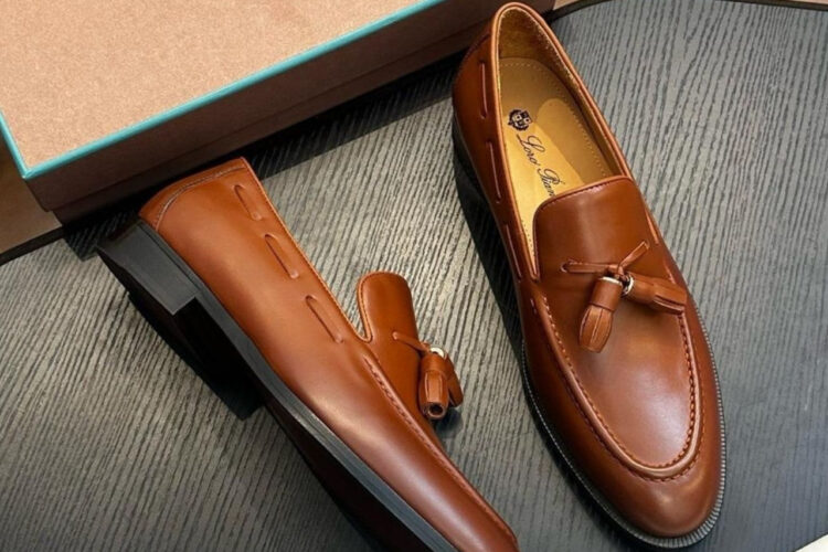 Giày Loro Piana Serge Walk Loafer Brown Calfskin Màu Nâu Best Da Ý