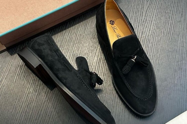 Giày Loro Piana Serge Walk Loafer Suede Da LÙn Best Da Ý