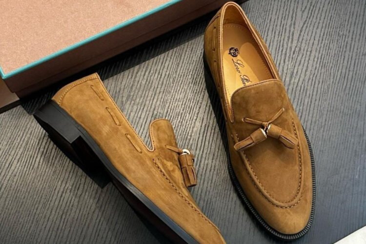 Giày Loro Piana Serge Walk Loafer Suede Da LÙn Best Da Ý