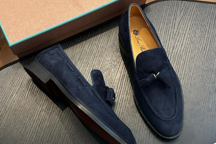 Giày Loro Piana Serge Walk Loafer Suede Da LÙn Best Da Ý