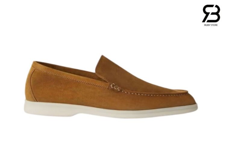 Giày Loro Piana Summer Walk Brown Suede Màu Nâu