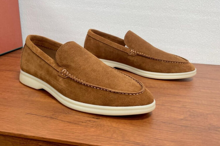 Giày Loro Piana Summer Walk Brown Suede Màu Nâu