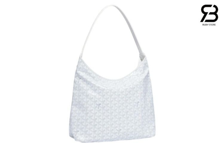 Túi Goyard Bohème Hobo Goyardine Canvas White (43CM) Màu Trắng