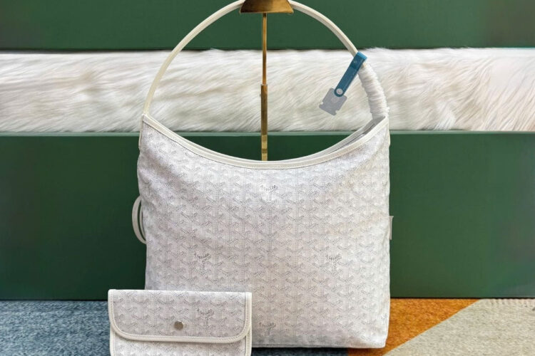 Túi Goyard Bohème Hobo Goyardine Canvas White (43CM) Màu Trắng
