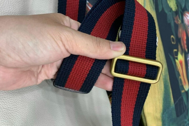 Túi Gucci Coco Capitan Logo Print Belt Bag White 28CM Trắng Logo Ngang