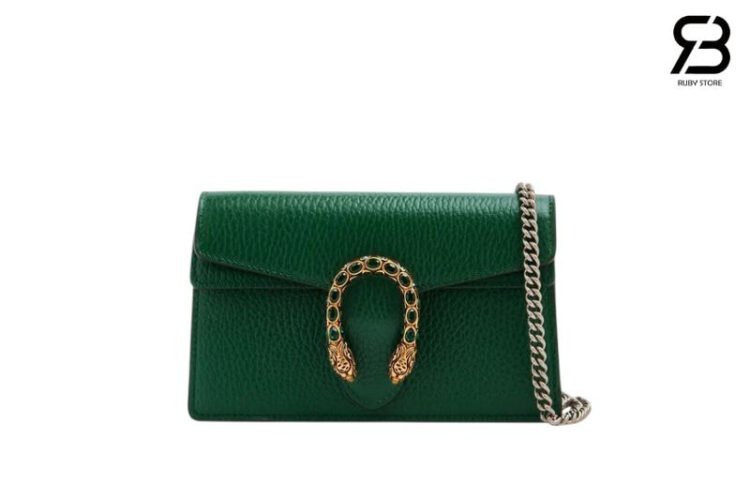 Túi Gucci Dionysus Super Mini Bag Green Màu Xanh Lá
