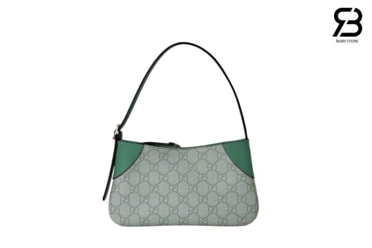 Túi Gucci GG Emblem Small Shoulder Bag Màu Xanh Mint