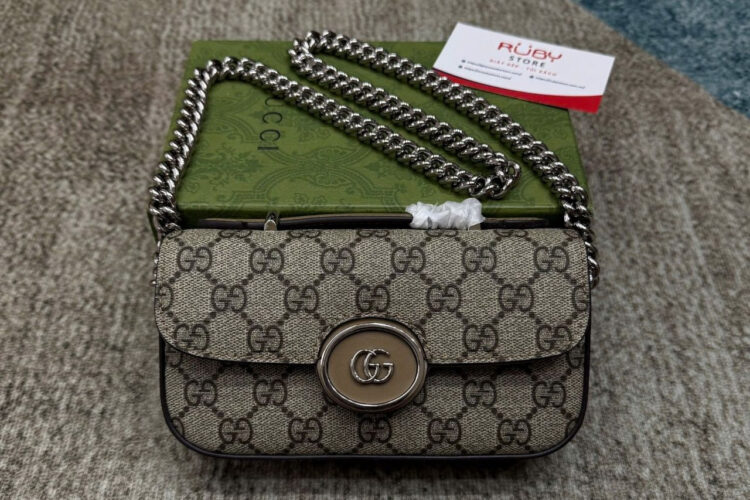 Túi Gucci Petite GG Mini Shoulder Bag GG Supreme Màu Be