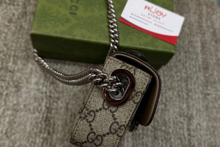 Túi Gucci Petite GG Mini Shoulder Bag GG Supreme Màu Be
