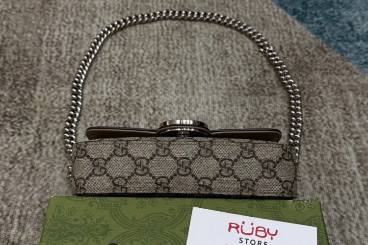 Túi Gucci Petite GG Mini Shoulder Bag GG Supreme Màu Be