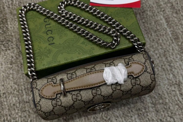 Túi Gucci Petite GG Mini Shoulder Bag GG Supreme Màu Be
