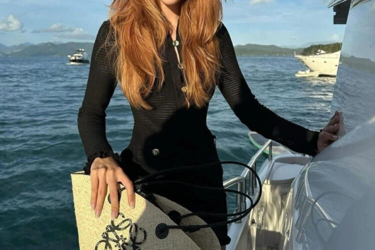 Túi Tote Loewe Anagram Basket Small Bag Màu Kem đen 19CM