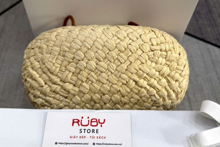 Túi Tote Loewe Anagram Basket Small Bag Màu Kem Nâu 19CM
