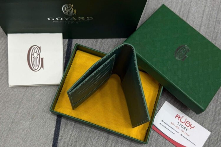 Ví Goyard Grenelle Passport Cover Green Màu Xanh Lá S14 Best Da Ý