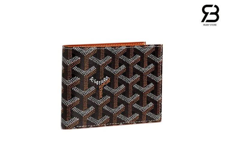 Ví Goyard Victoire Wallet Black Tan Màu Đen Nâu Best Da Ý