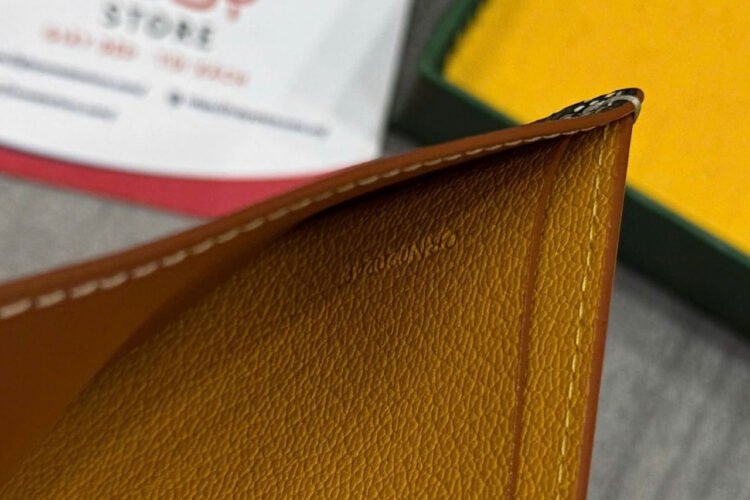 Ví Goyard Victoire Wallet Black Tan Màu đen Nâu S11 Best Da Ý